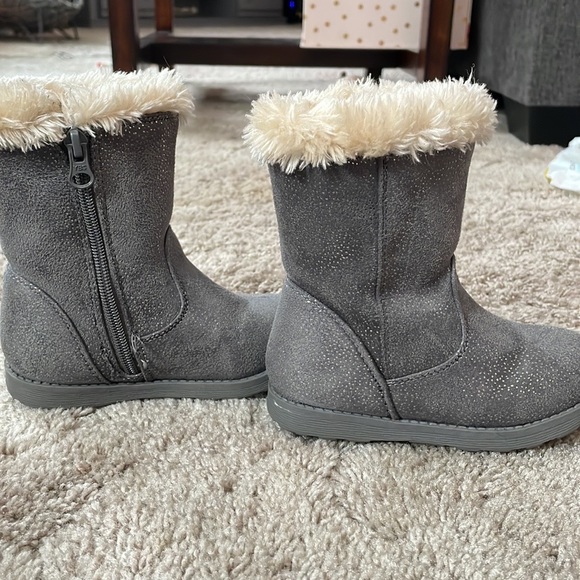 Grey Sparkle Boots - Picture 5 of 6
